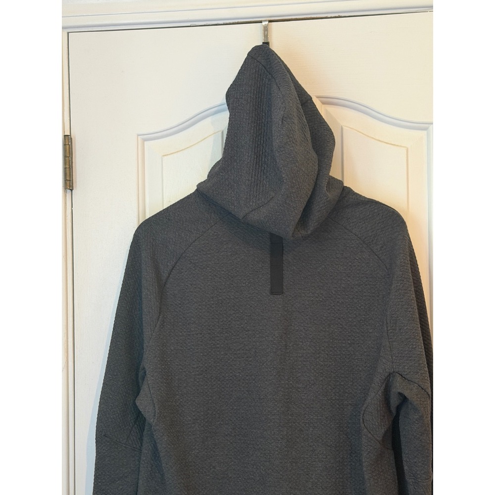 Lululemon | Ease The Day Hoodie Large Graphite Grey Textured Honeycomb Pullover - Picture 10 of 12